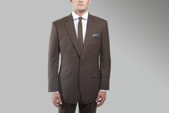 the Brown and Blue Window Pane Suit
