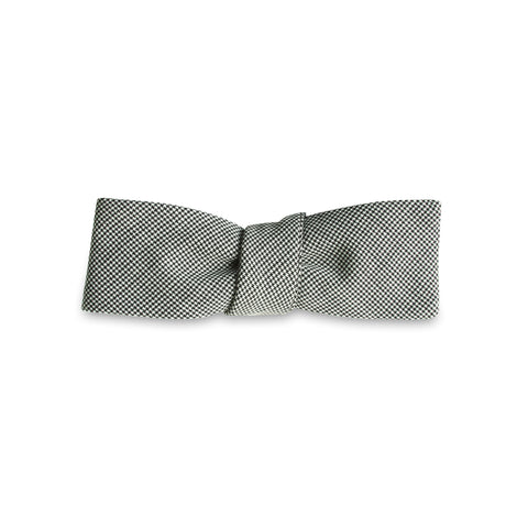 the "Parisian" Bow Tie Charcoal Wool