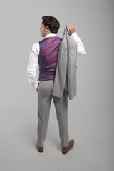 the Fundamental 3-Piece Grey Suit