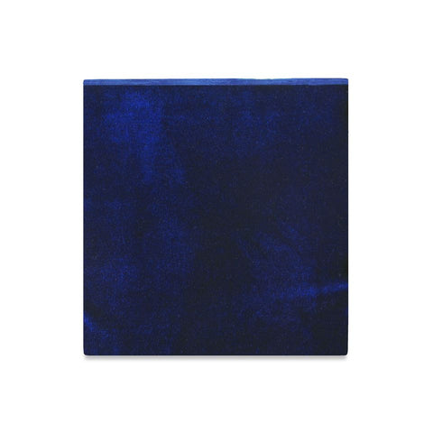 the "Royal Blue" Velvet Pocket Square