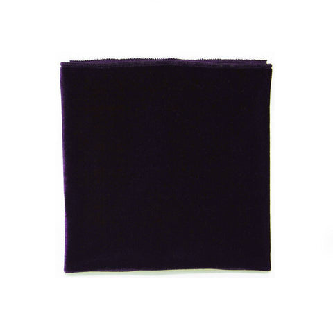the "Royal Violet" Velvet Pocket Square